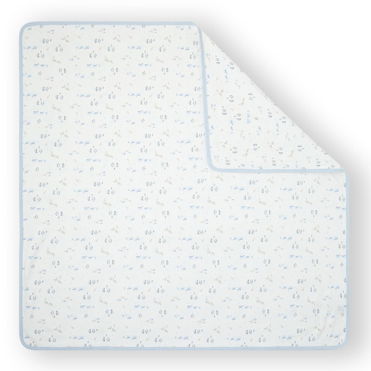 Manta de Algodón Yatsi Baby 25200046 Azul Estampado (60x70 cm)
