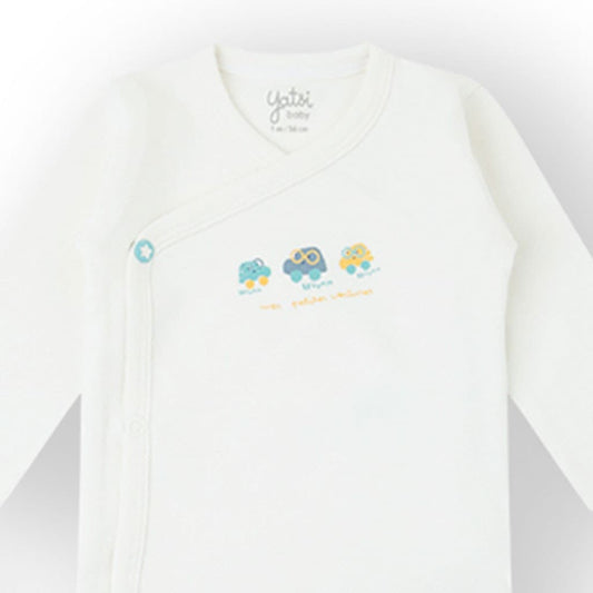 Pack 2 bodys bebé azul y blanco Yatsi 25200105 Algodón extrasuave y diseño práctico