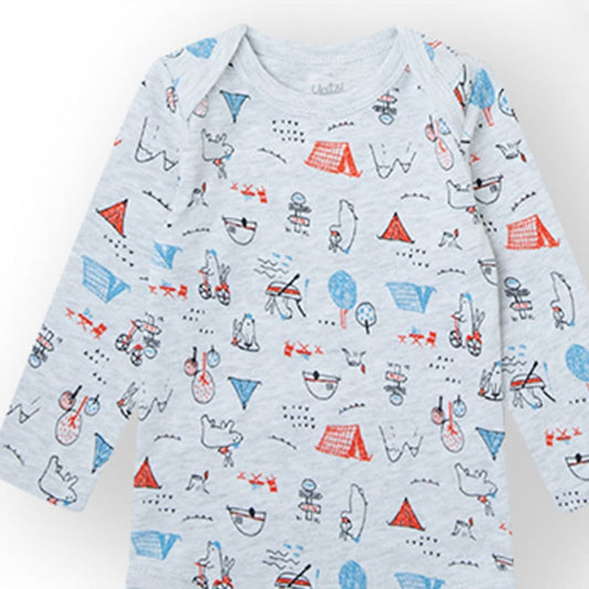 Pack 2 bodys bebé Happy Explorers Yatsi  25200125  Algodón suave y diseños originales
