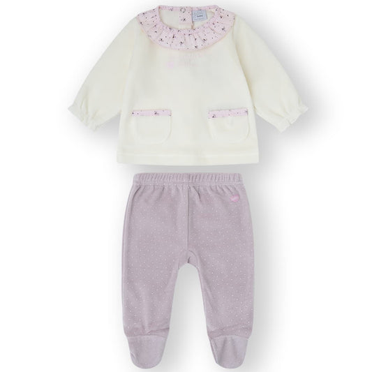 Conjunto Bebé Tundosado Yatsi 2 Piezas Ref. 25200232 Tejido Suave y Cálido para Recién Nacido