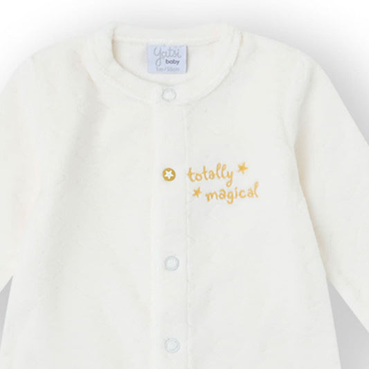 Yatsi 25200302 Barboteuse bébé en peau lainée Manches longues, extra douce et confortable 