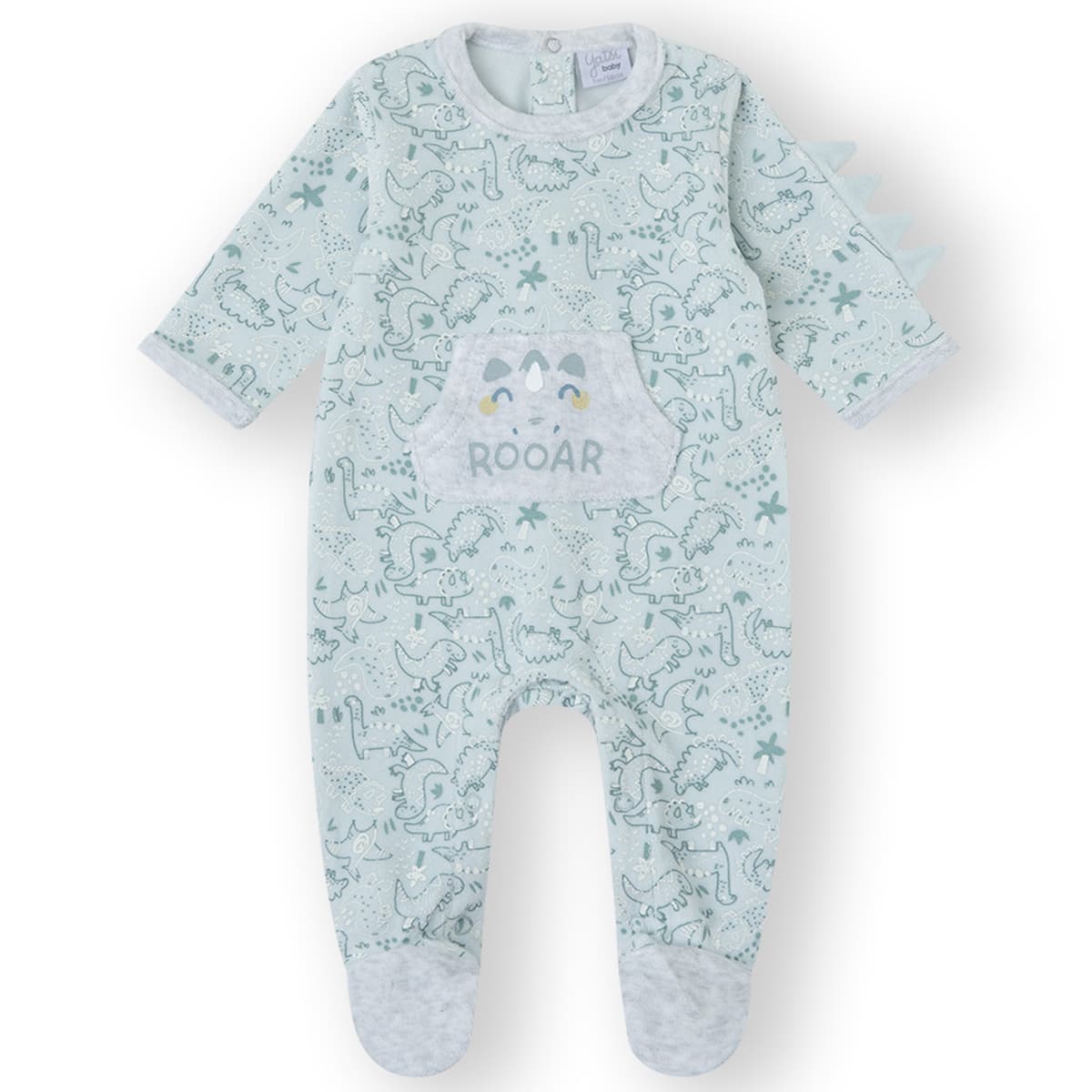 Yatsi 25200304 Pyjama Polaire Bébé - Dinosaures Vert Aqua 