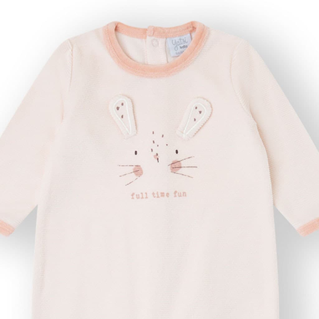 Pelele bebé manga larga tundosado conejito 25200420 – Yatsi