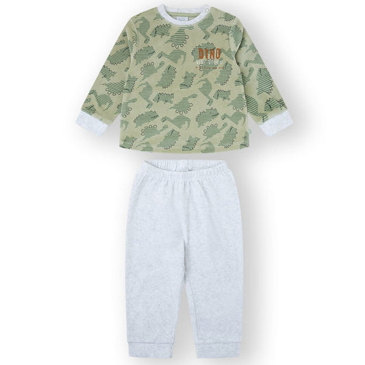 Pijama bebé tundosado dos piezas Yatsi dinosaurios (12–36 meses)
