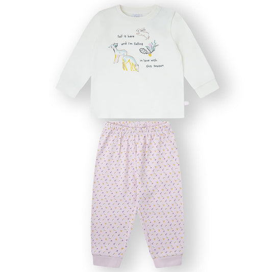 Pijama Algodón 2 Piezas Yatsi Baby 25200531 – Fall in Love (12 a 36 meses)