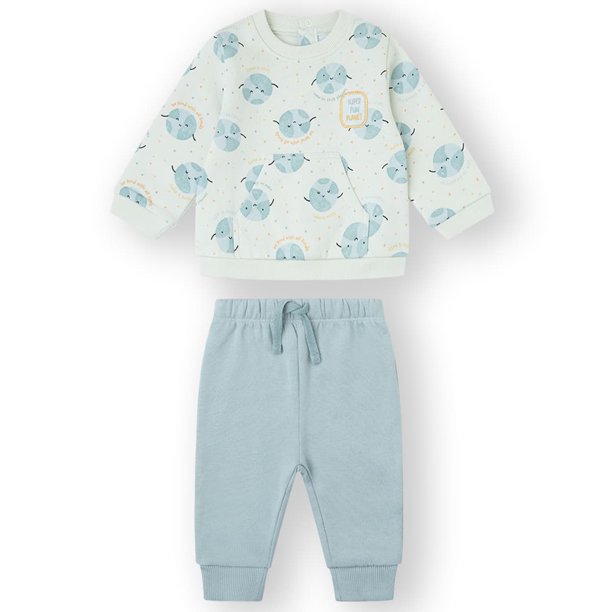 Macacão infantil Yatsi Baby 2 peças 2520201028 Super divertido Plantet