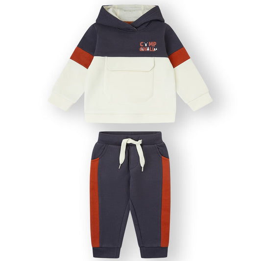 Survêtement bébé 2 pièces Yatsi Baby 25202015, design bicolore avec sweat à capuche