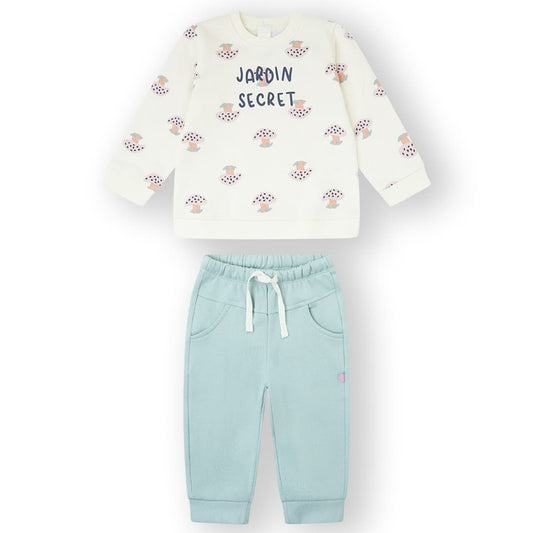 Chándal Bebé 2 Piezas “Jardin Secret” Yatsi Baby Sudadera + Pantalón (12M a 4A)