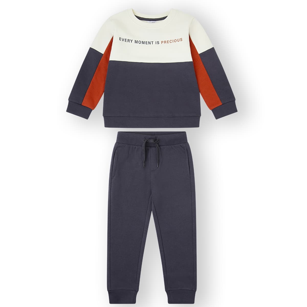 Yatsi 25204015 Fato de treino infantil de 2 peças, sweatshirt para todos os momentos (4 a 8 anos) 