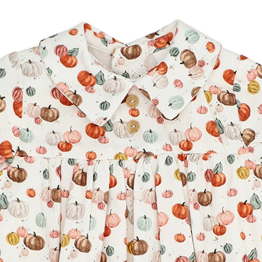 Macacão de manga comprida com estampado de abóboras Baby-Ferr 25230 (1 a 12 meses)