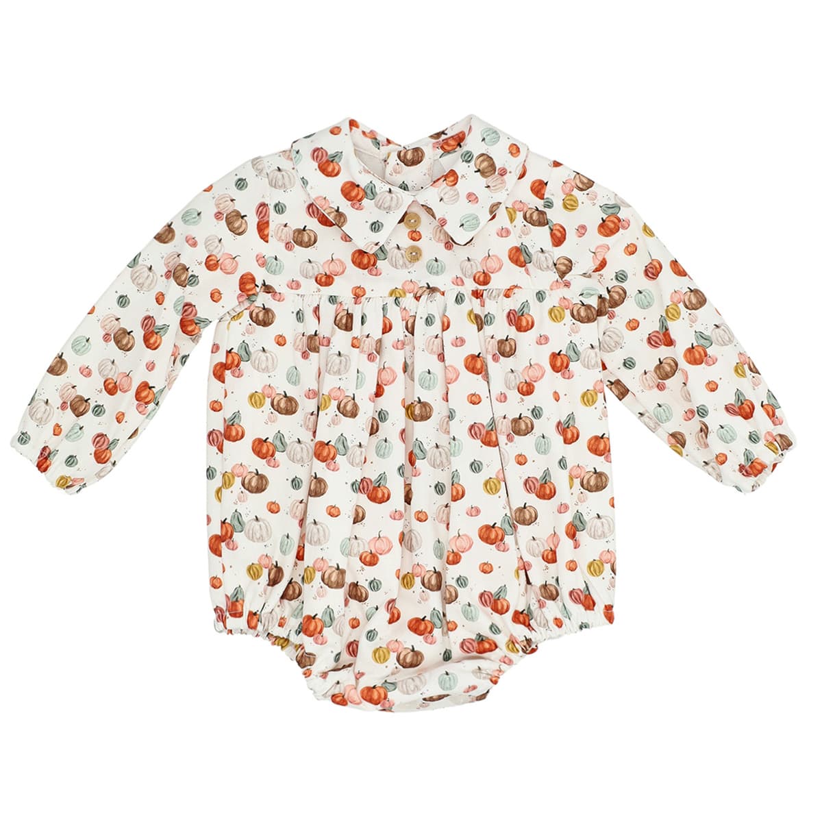 Baby-Ferr 25230 Barboteuse à manches longues imprimé citrouille (1 à 12 mois)