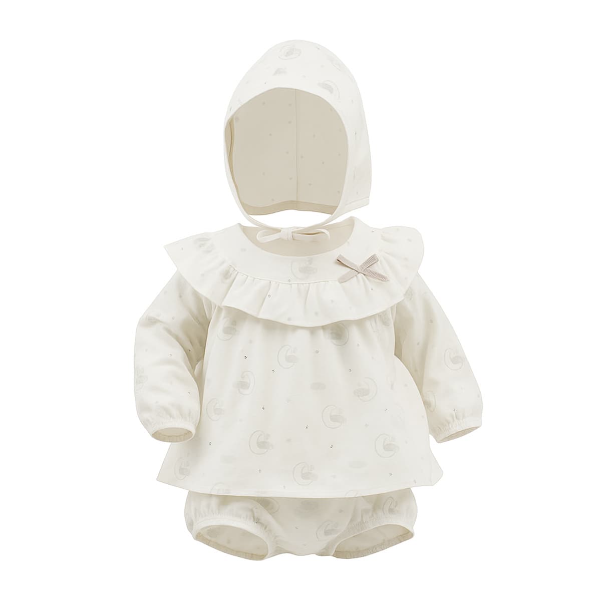 Robe bébé beige à capuche et couvre-couche Baby Ferr 25402 (1 à 24 mois)