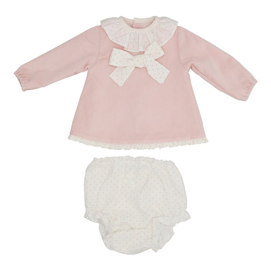 Jesusito rosa para bebé con cubrepañal a juego Baby Ferr 25417 (1 a 24 meses)