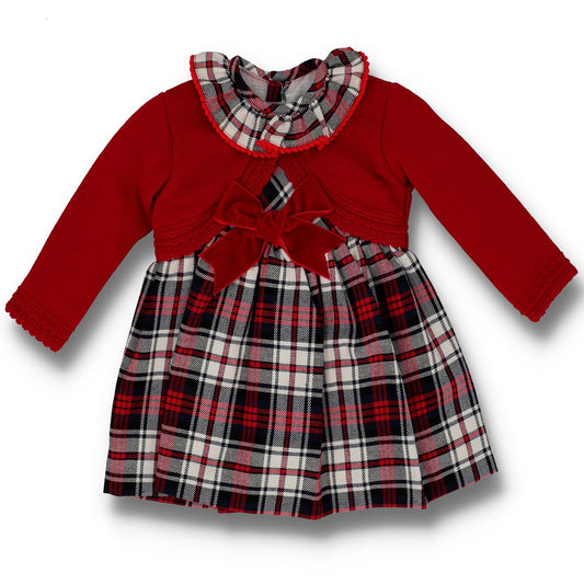 Vestido con Chaqueta Roja para Bebé Baby Ferr 25632 (6 a 36 meses)