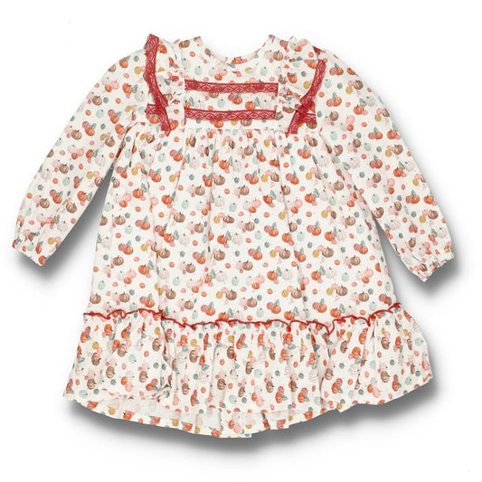Vestido Naranja Infantil para Niña Baby-Ferr 25655 (3 a 8 años)