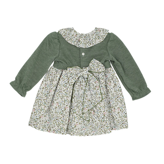 Vestido infantil verde Baby Ferr 25657 para menina (3 a 8 anos)