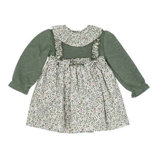 Vestido verde infantil para niña Baby Ferr 25657 (3 a 8 años)