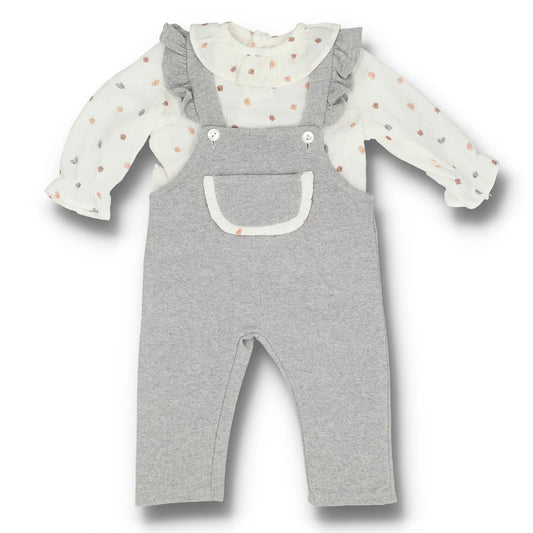 Conjunto Peto Gris para Bebé Baby Ferr 25719 (3 a 18 meses)