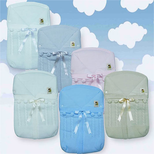 Veste tricotée avec nœud et fermeture éclair invisible LA CASITA DE PEPITO 2987/3187/2787/2587