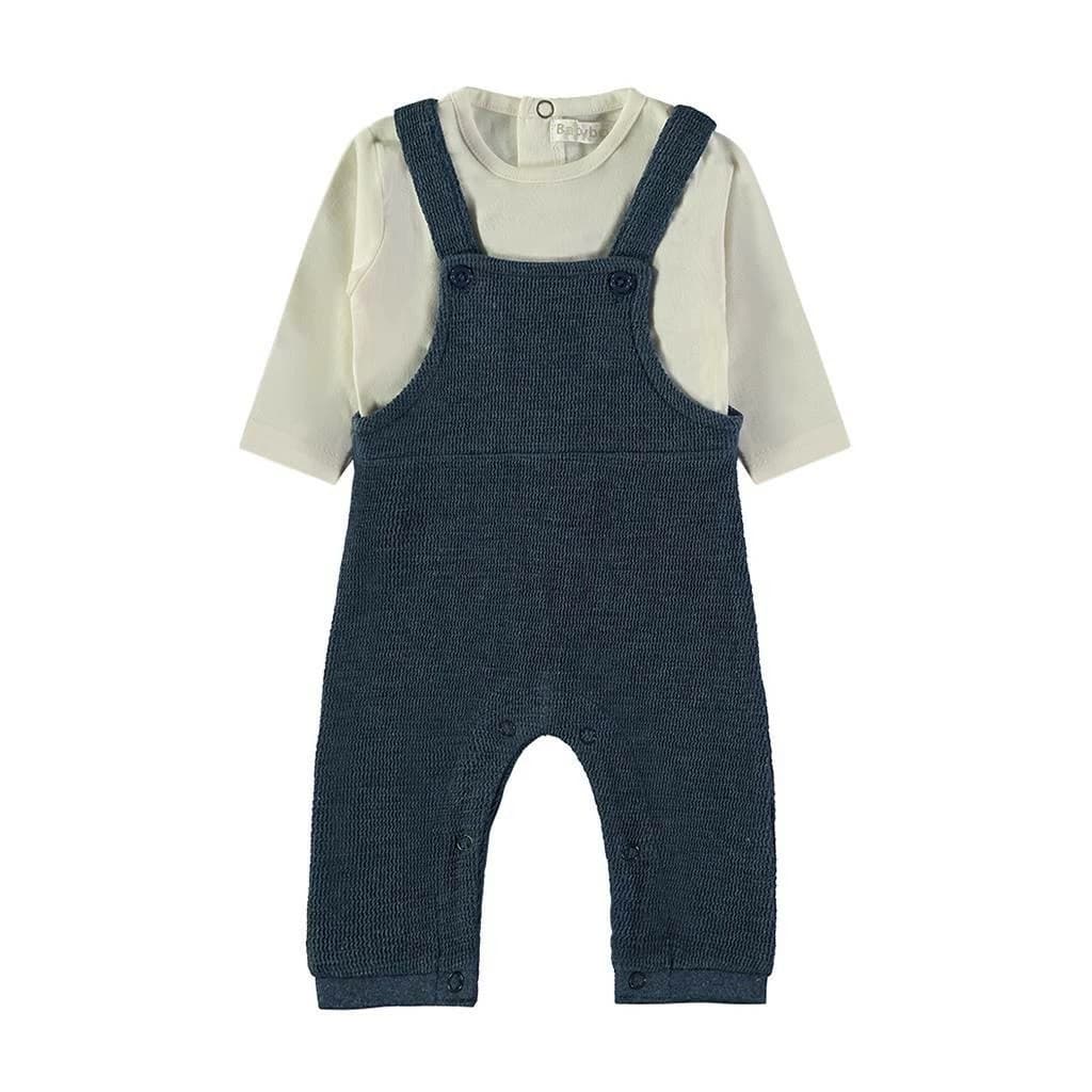Ensemble bébé garçon Babybol gris et vert avec sweat et pantalon 522152110 Confort et style décontracté