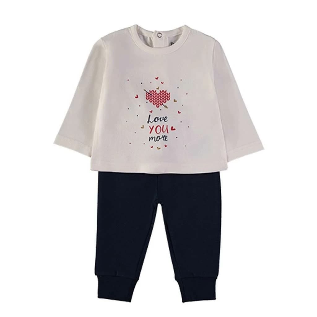 Ensemble bébé garçon Babybol gris et vert avec sweat et pantalon 522152110 Confort et style décontracté