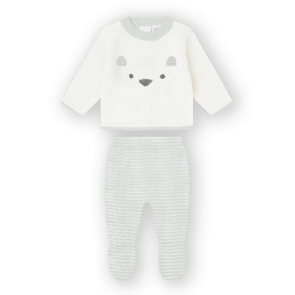 Yatsi Baby 25200261 Ensemble 2 pièces Cœurs en coton rose (0 à 6 mois)