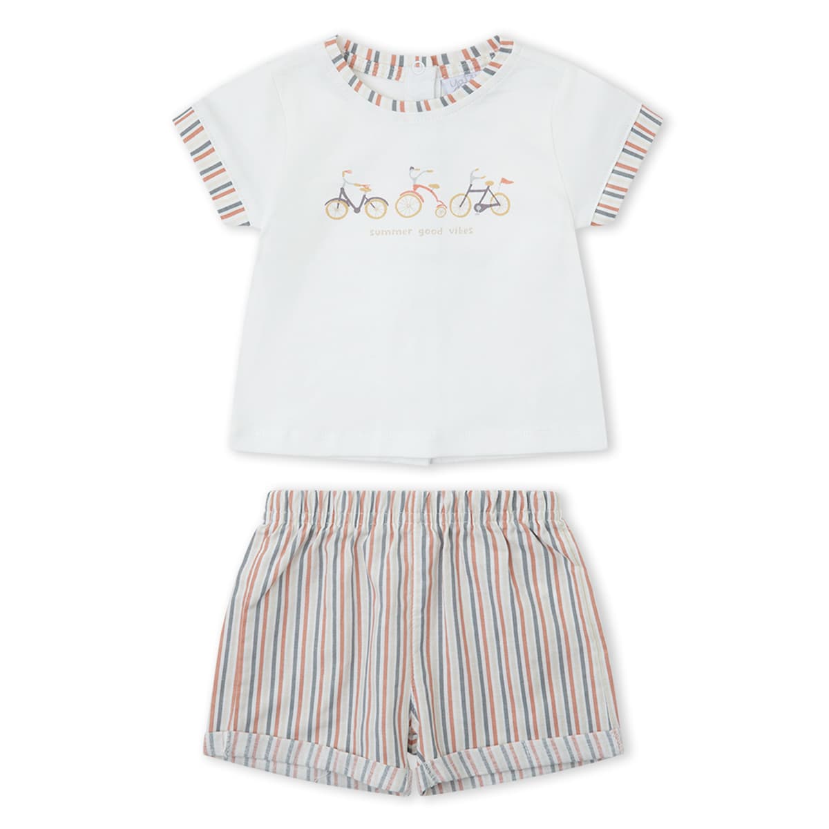 Conjunto pantalón bebé Yatsi rayas y bicis 26110653 (3 a 18 meses)