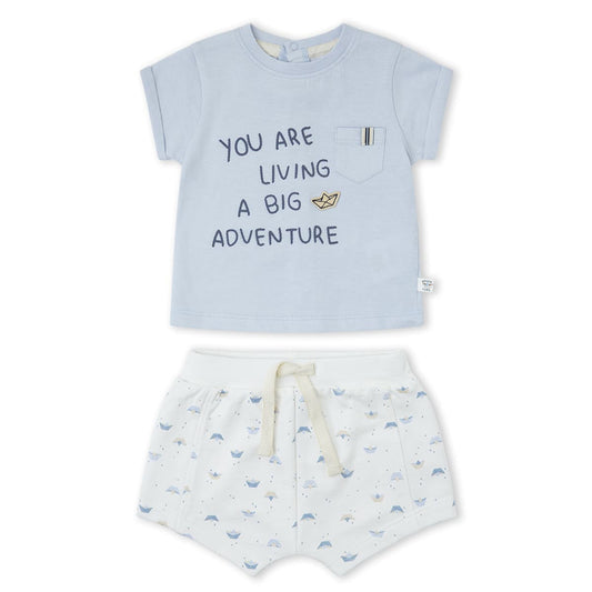 Conjunto pantalón bebé Yatsi barquitos 26110672 (3 A 18 meses)
