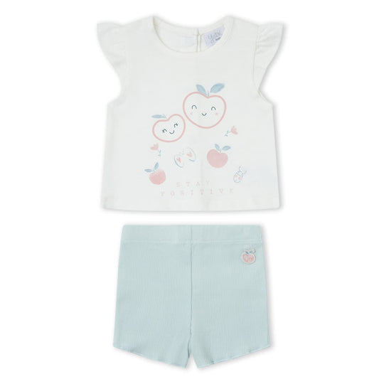 Conjunto pantalón corto bebé Yatsi manzanitas 26110875 (3 A 18 meses)