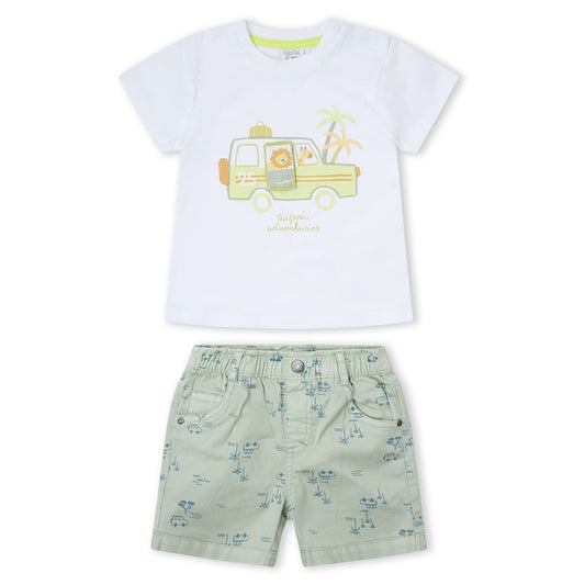 Conjunto infantil coche surfero y short – Yatsi 26112101 (12 meses a 4 años)