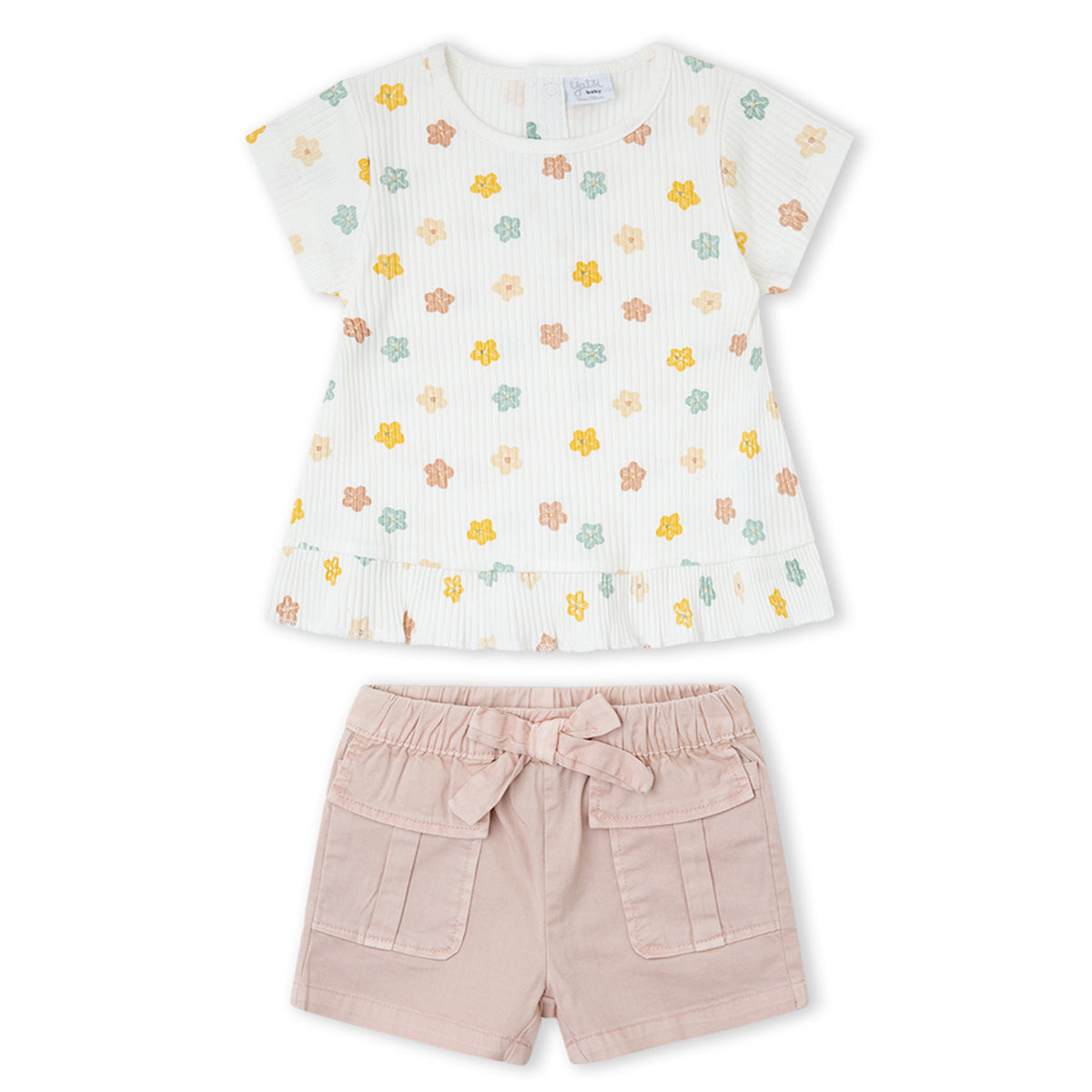 Conjunto pantalón bebé Yatsi flores 26112407 (12 meses a 4 años)