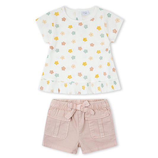 Conjunto pantalón bebé Yatsi flores 26112407 (12 meses a 4 años)