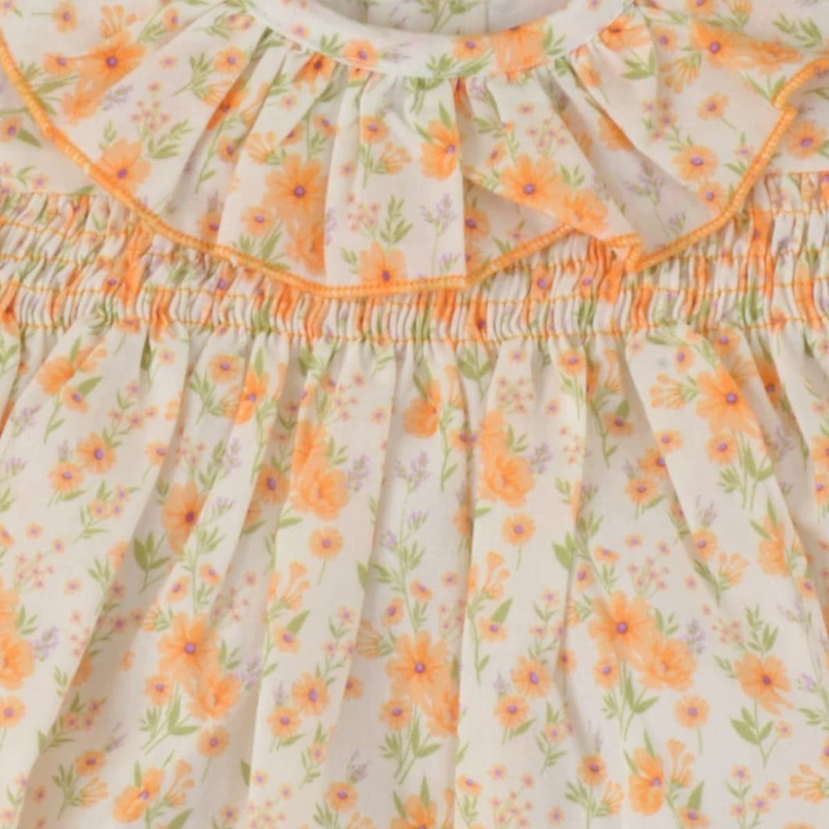 Jesusito Bebé Amarillo Baby Ferr Vestido y Cubrepañal 26138 Hecho en España