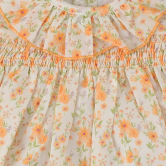Jesusito Bebé Amarillo Baby Ferr Vestido y Cubrepañal 26138 Hecho en España