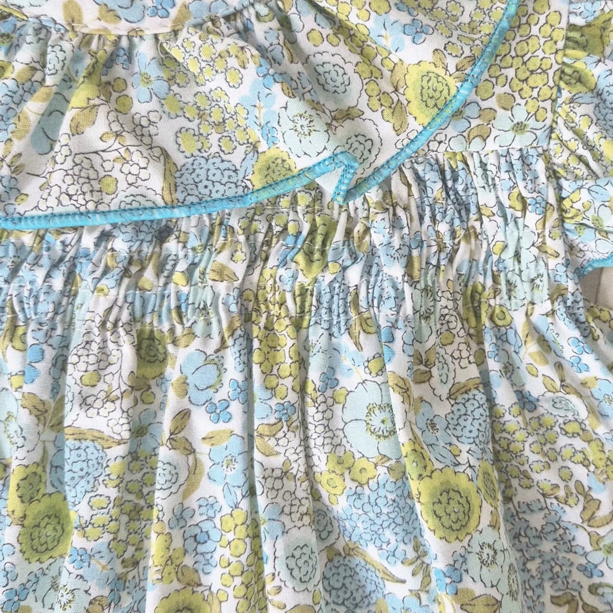 Jesusito verde bebé con estampado floral Baby Ferr 26141 (3 a 36 meses)