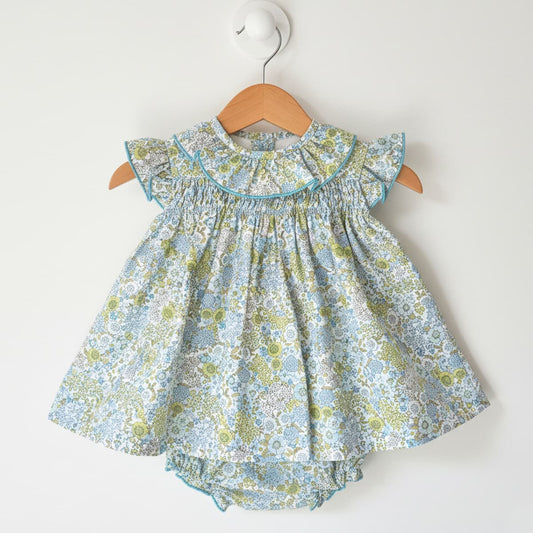 Jesusito verde bebé con estampado floral Baby Ferr 26141 (3 a 36 meses)