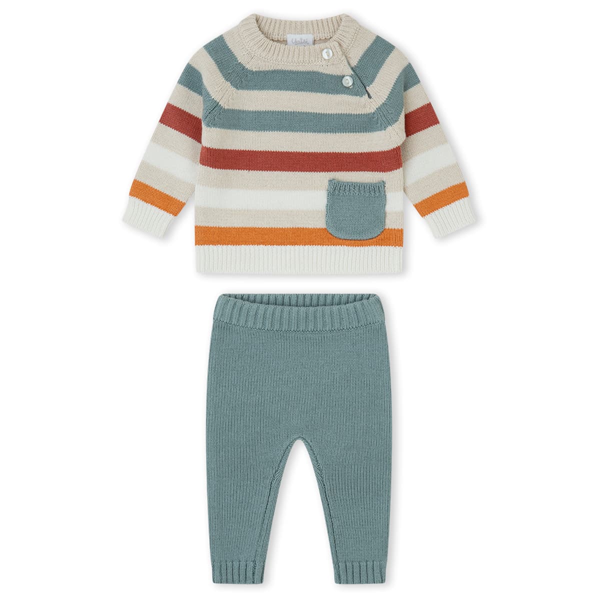 Yatsi Baby 25200261 Conjunto de 2 peças Corações em algodão rosa (0 a 6 meses)