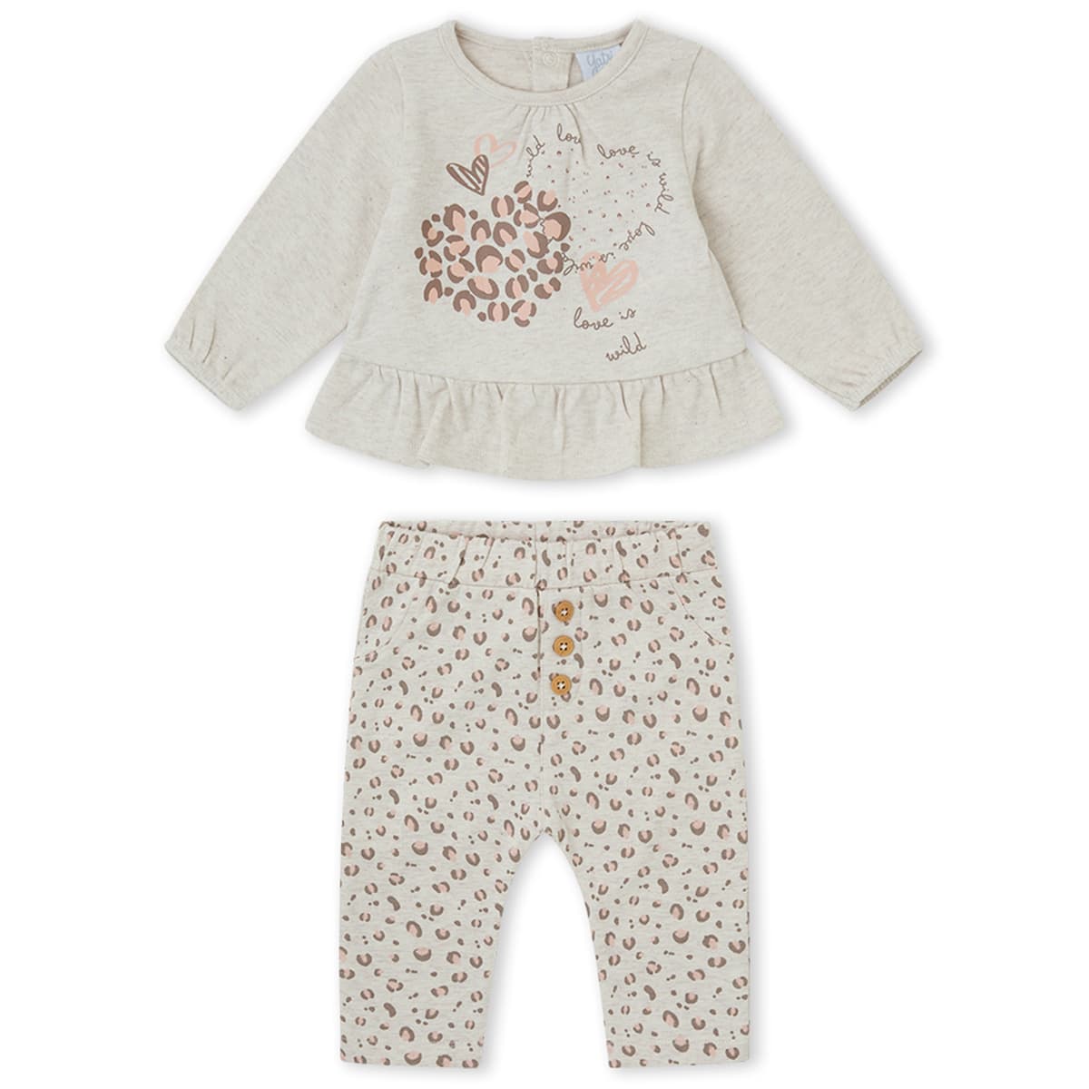 Conjunto infantil de dos piezas con sudadera y pantalón para bebé Yatsi Baby Referencia 26201527 - Diseñado en España