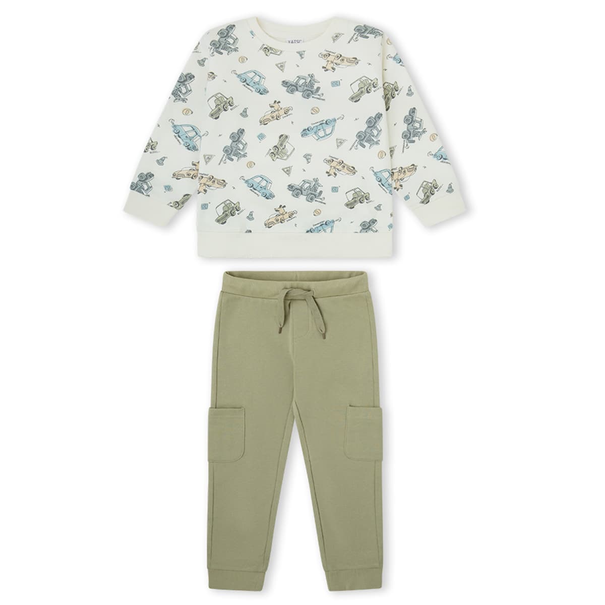 Conjunto infantil de dos piezas con sudadera y pantalón para niño Yatsi Baby Referencia 26204016 - Diseñado en España
