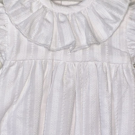 Rana blanca para bebé con bordados Baby Ferr 26214