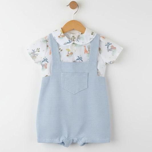 Conjunto peto bebé con camisa estampada Baby Ferr 26235