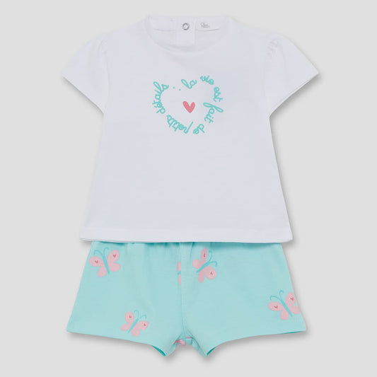 Conjunto bebé fresco y cómodo camiseta y pantalón corto STREET MONKEY 263043