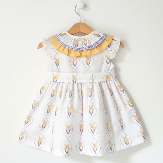 Vestido infantil estampado con lazo Baby Ferr 26556 (3 a 12 años)