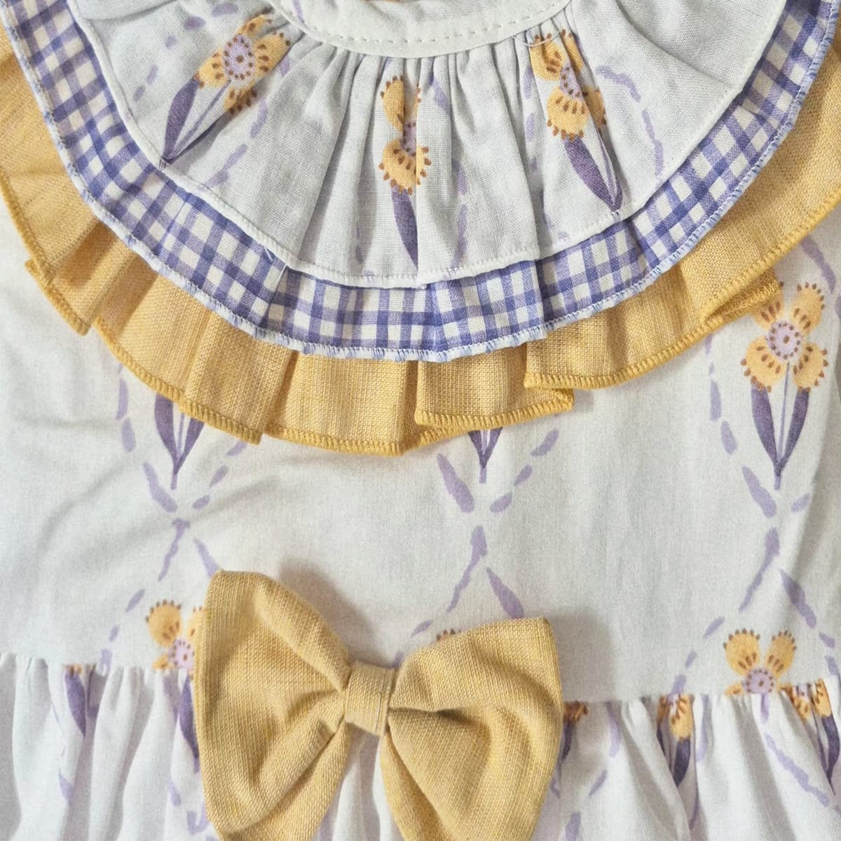 Vestido infantil estampado con lazo Baby Ferr 26556 (3 a 12 años)