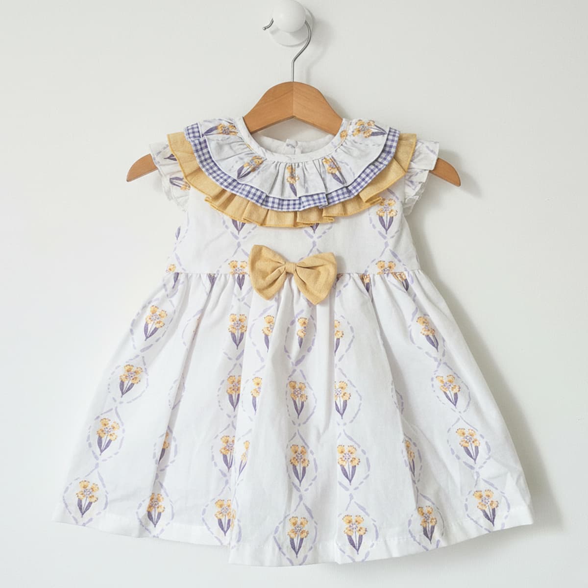 Vestido infantil estampado con lazo Baby Ferr 26556 (3 a 12 años)