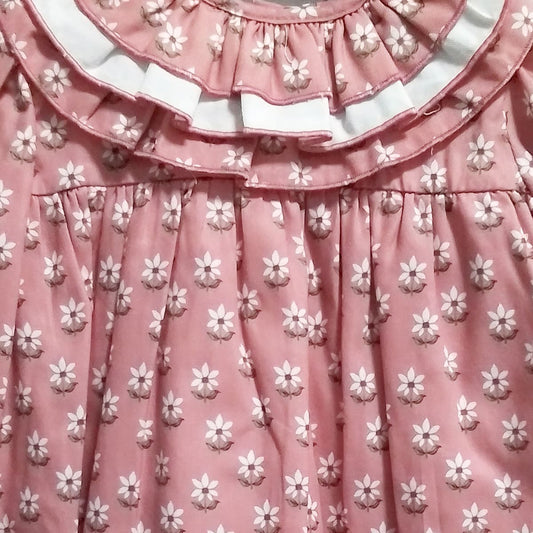 Vestido niña Margaritas Babyferr 26655 | Hecho en España