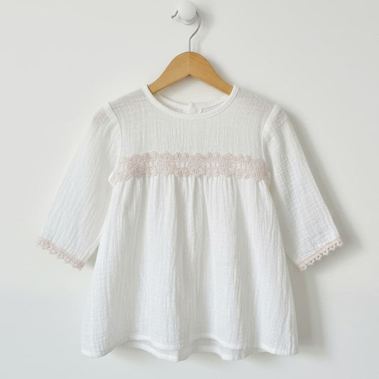 Conjunto infantil blusa bambula y pantalón de lino Baby Ferr 26715