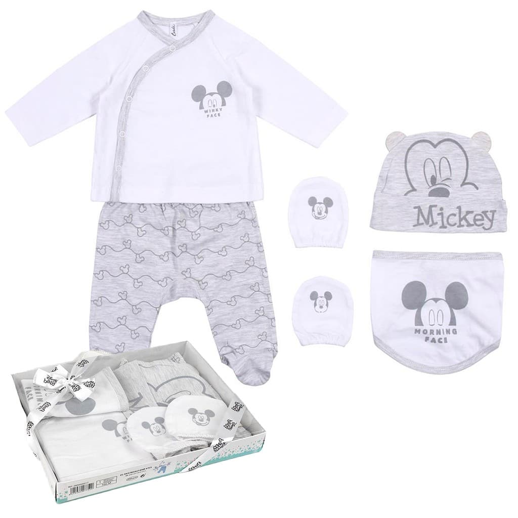 Estuche de regalo Mickey Disney para primera puesta 2900000010 – Suavidad 100% algodón con su personaje favorito