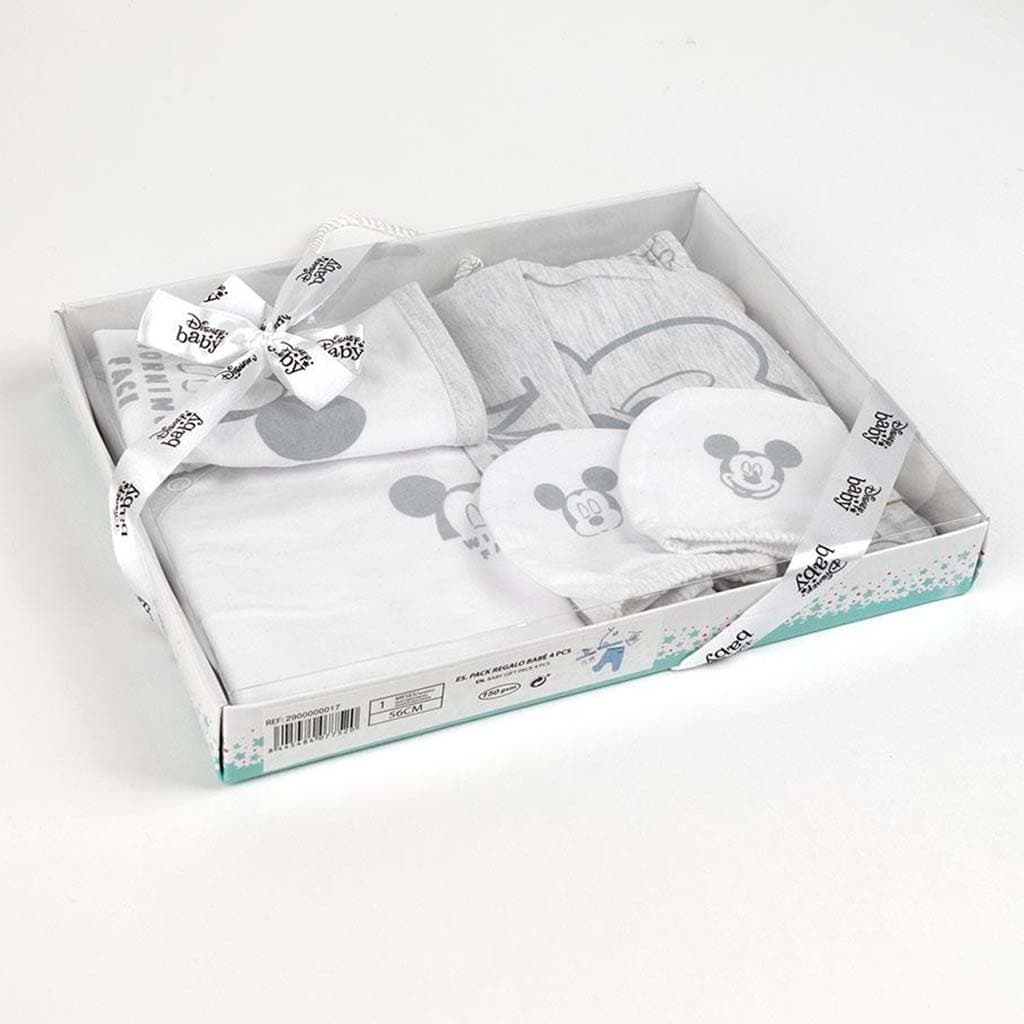 Estuche de regalo Mickey Disney para primera puesta 2900000010 – Suavidad 100% algodón con su personaje favorito