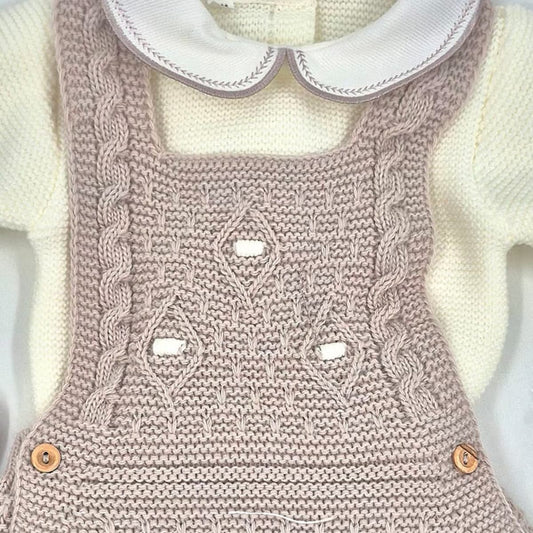 Conjunto de bebé con ranita en color tierra Glory 29107 Un clásico que nunca dejará de emocionar